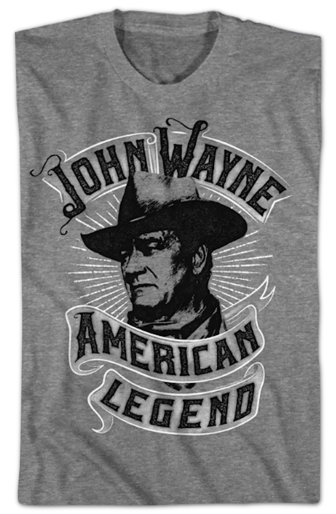 American Legend Banner John Wayne T-Shirt - Image 2