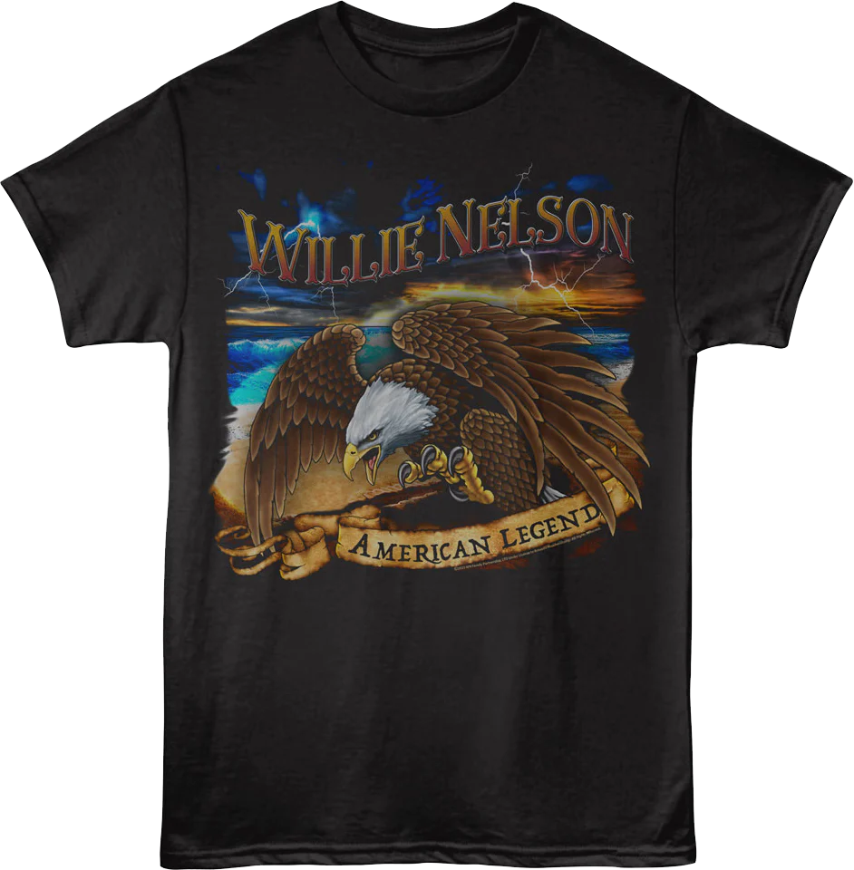 American Legend Banner Willie Nelson T-Shirt