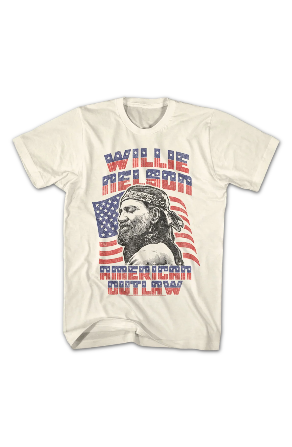 American Outlaw Willie Nelson T-Shirt - Image 2