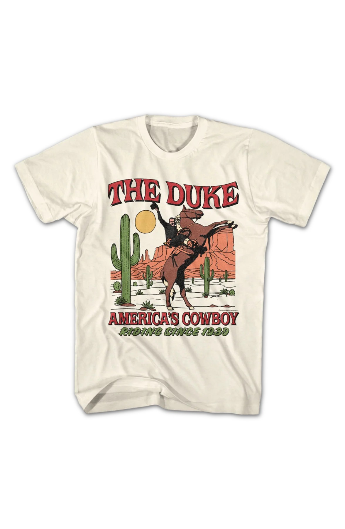 America's Cowboy John Wayne T-Shirt - Image 2