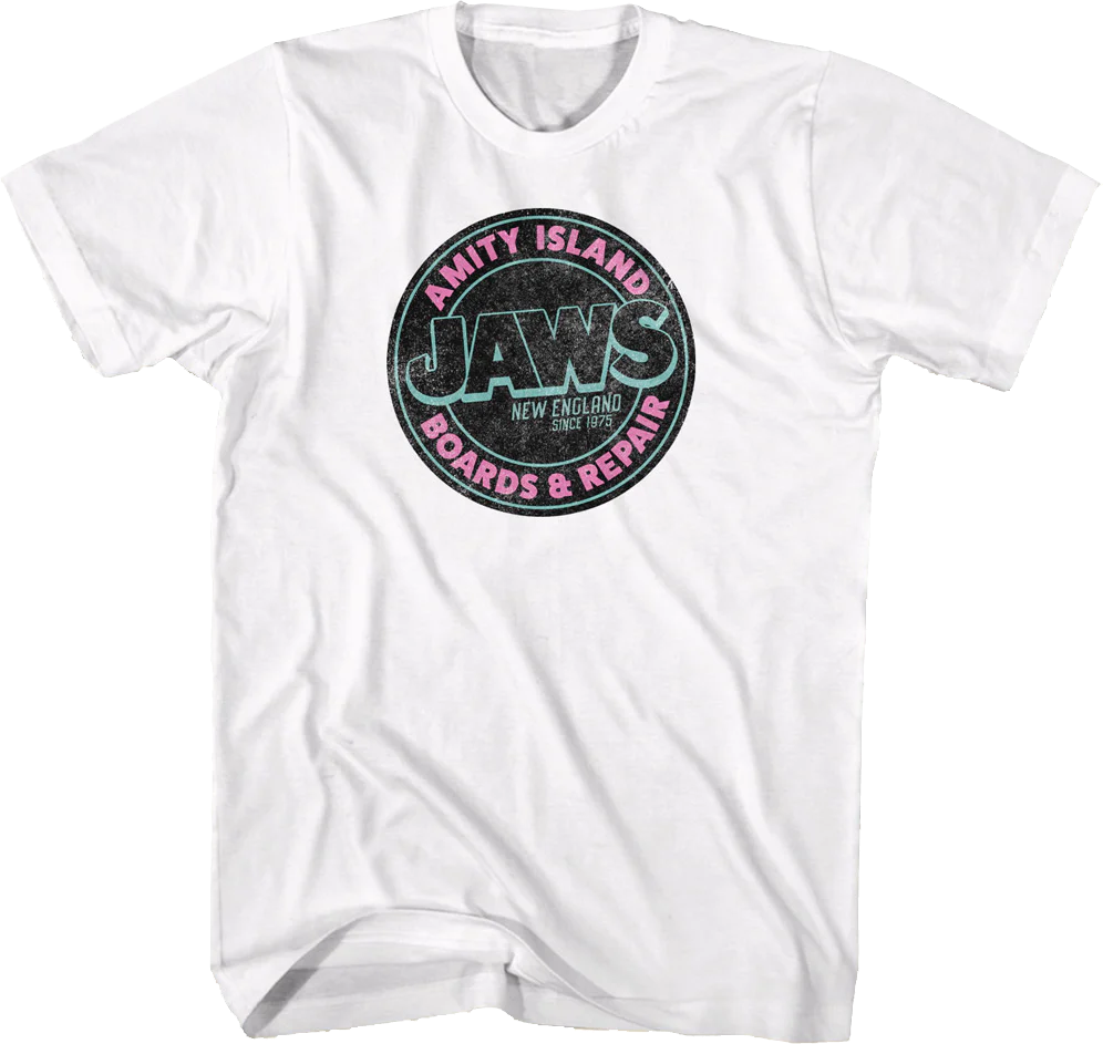 Amity Island Boards & Repair Jaws T-Shirt