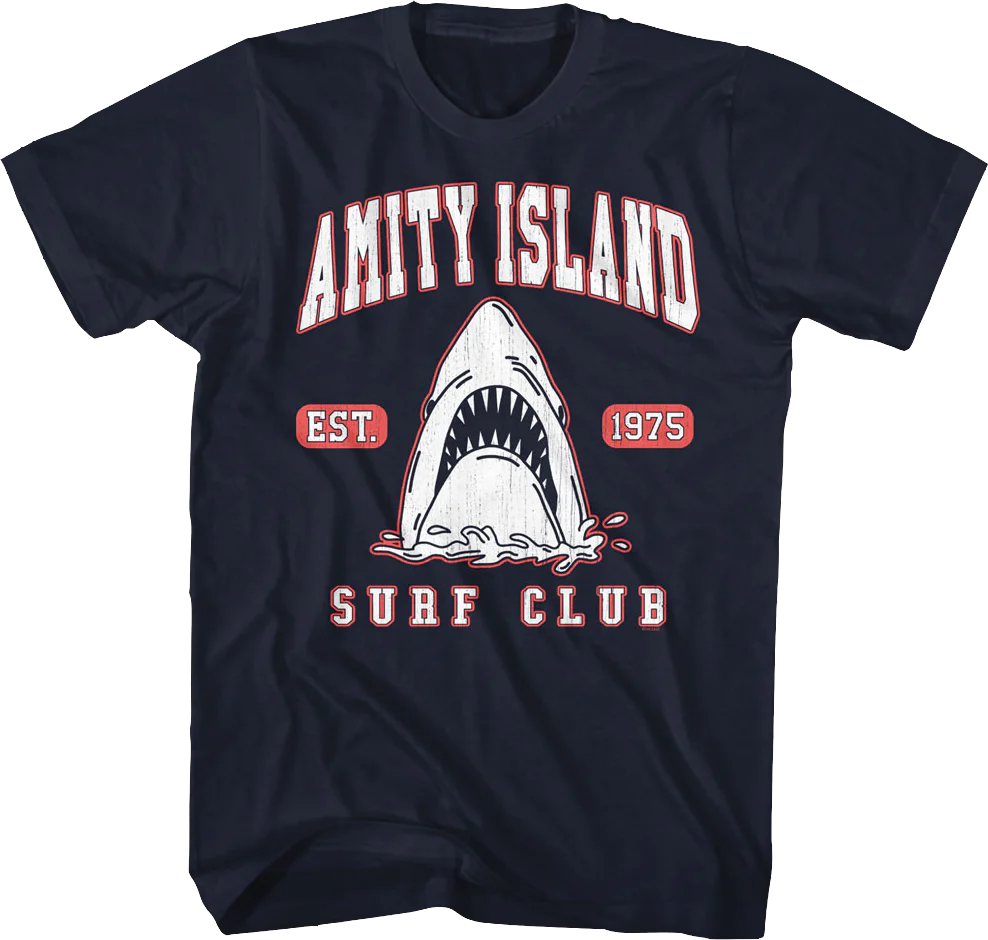 Amity Island Surf Club Jaws T-Shirt