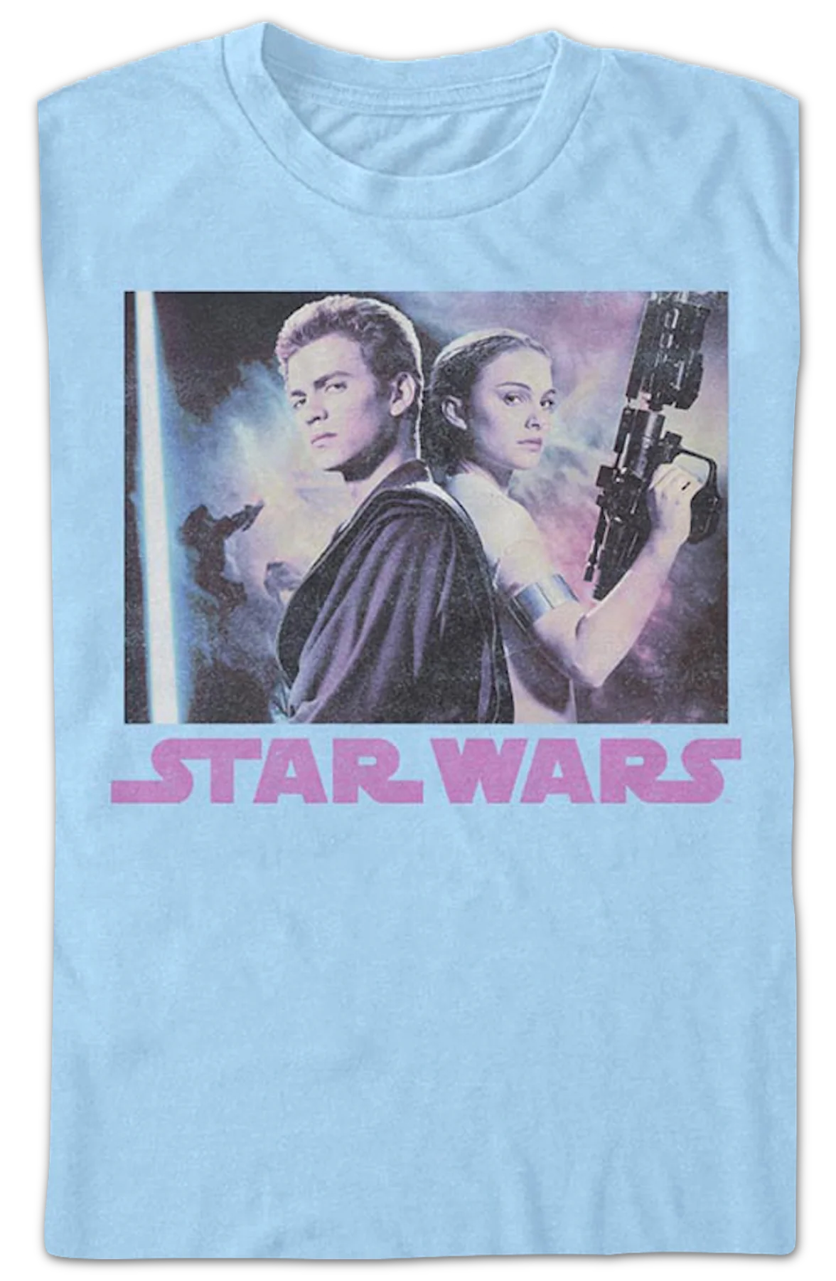 Anakin and Padme Star Wars T-Shirt - Image 2