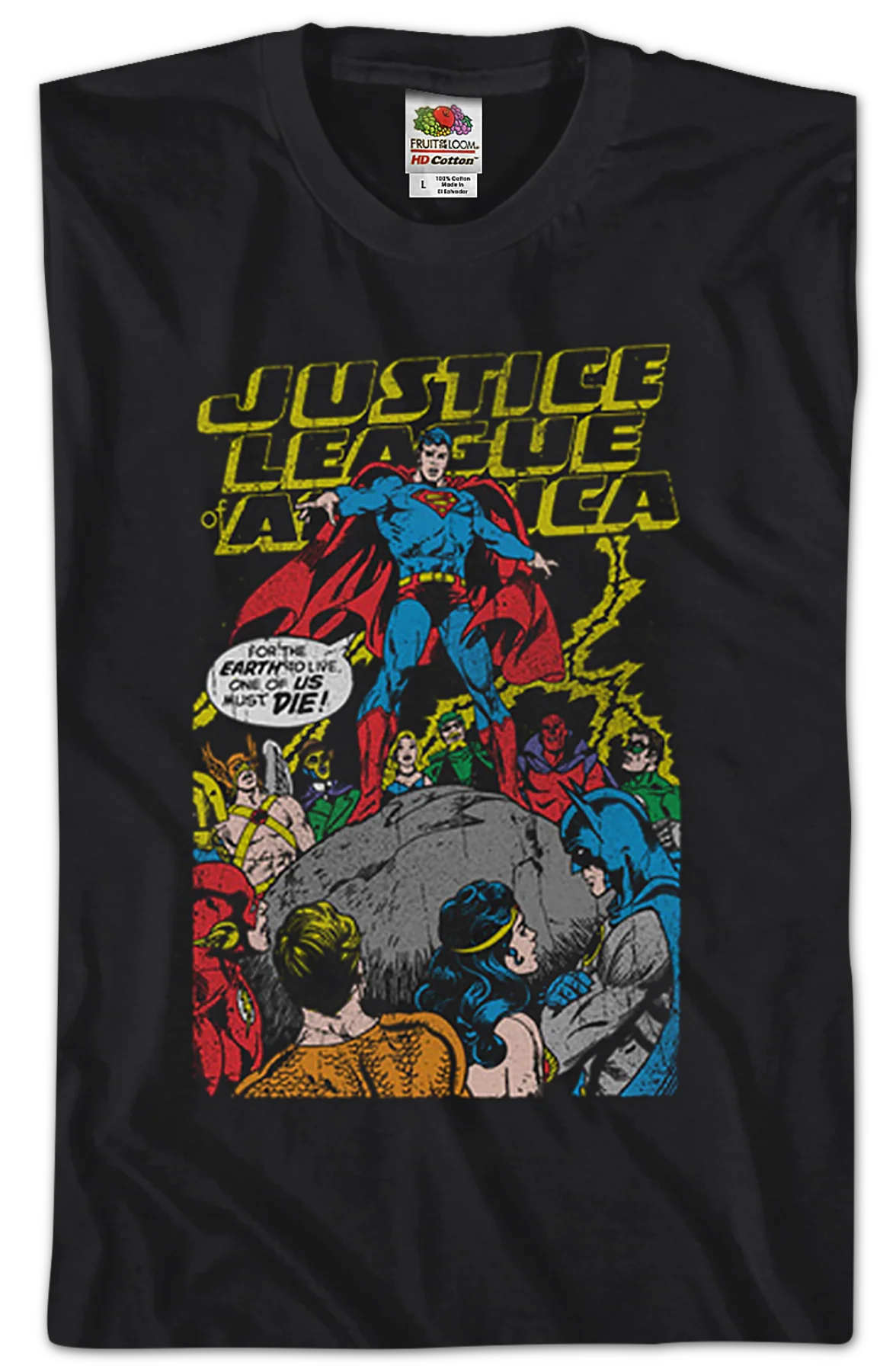 And One Of Us Must Die Justice League T-Shirt - Image 2