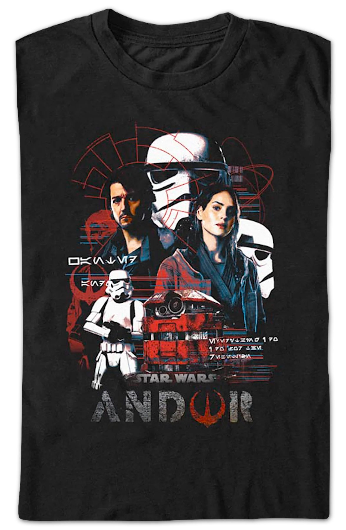 Andor Collage Star Wars T-Shirt - Image 2