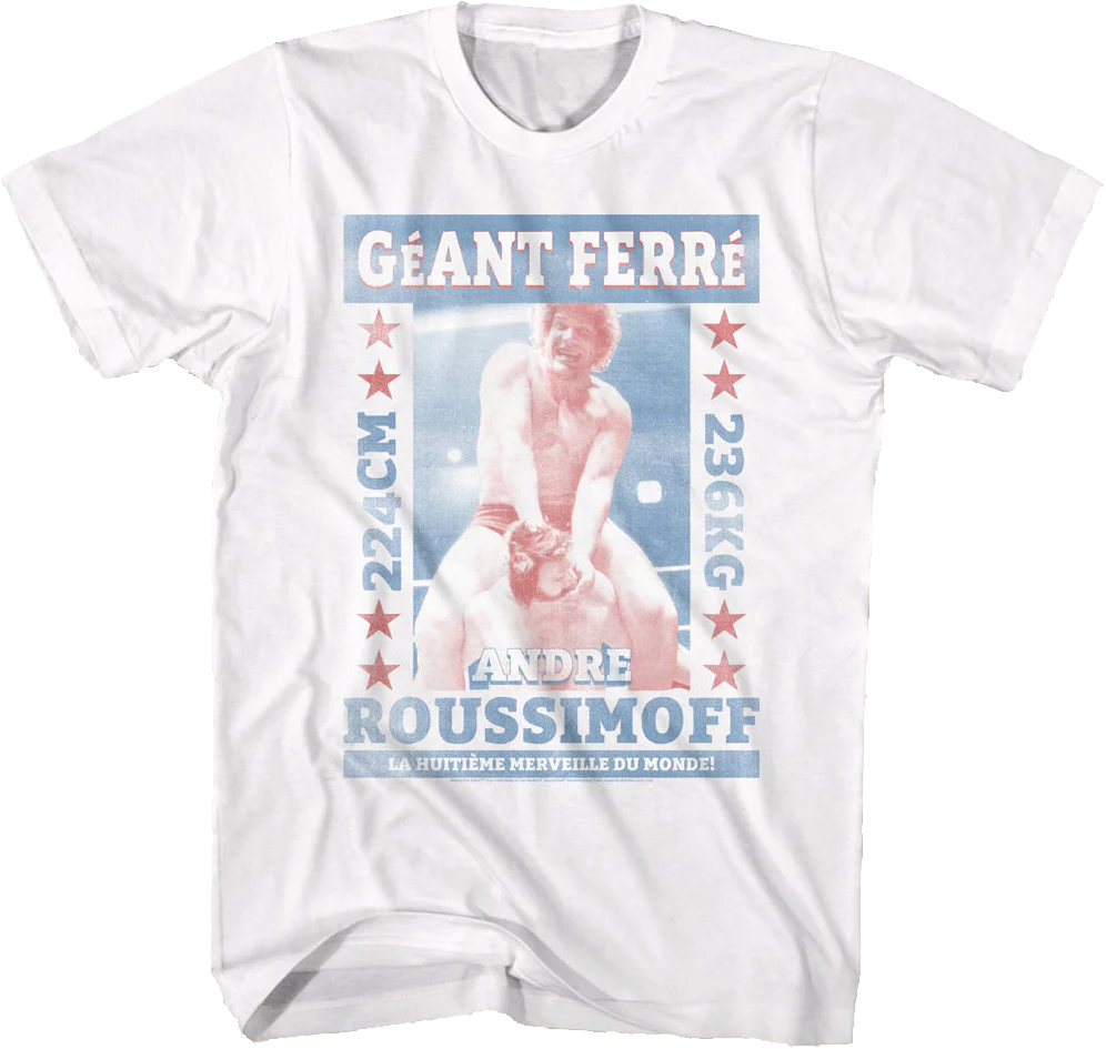 Andre Roussimoff Andre The Giant T-Shirt