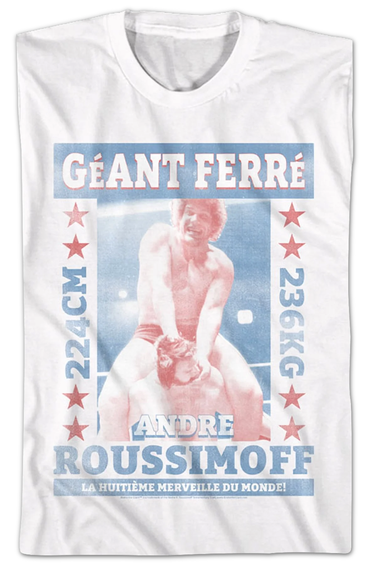Andre Roussimoff Andre The Giant T-Shirt - Image 2