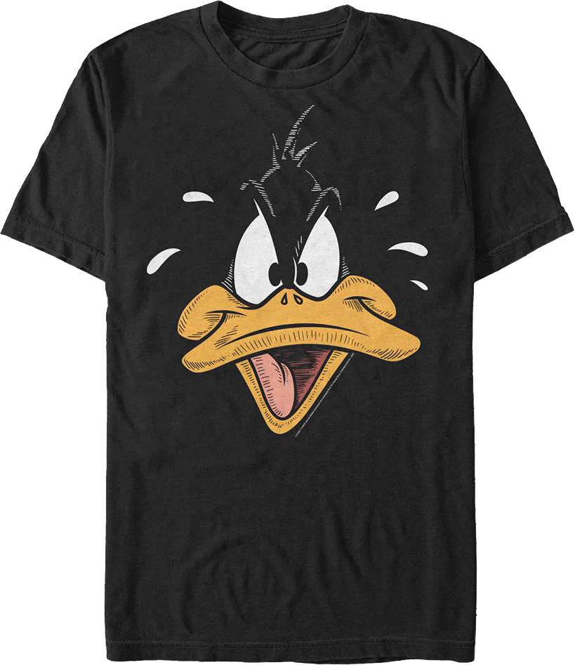 Angry Daffy Duck Looney Tunes T-Shirt