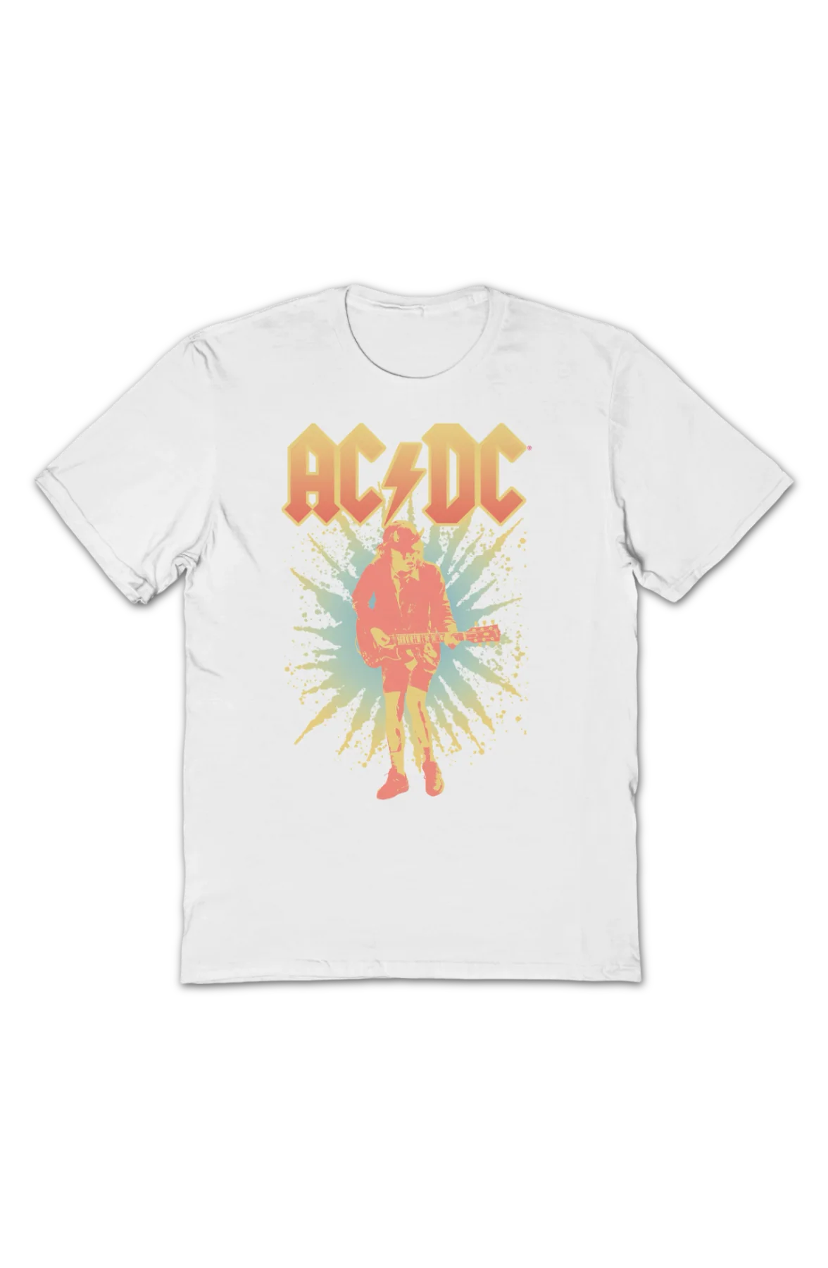Angus Young Burst Photo ACDC T-Shirt - Image 2