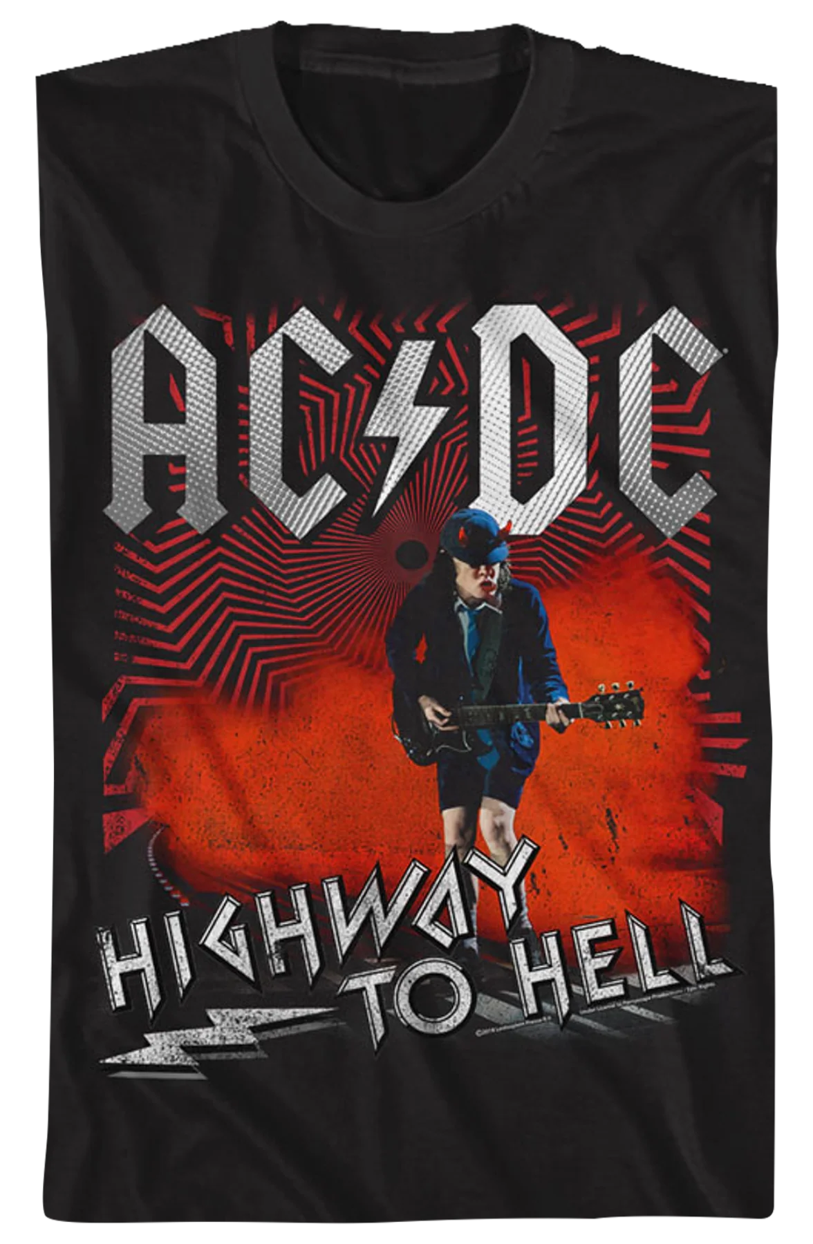 Angus Young Highway To Hell ACDC T-Shirt - Image 2