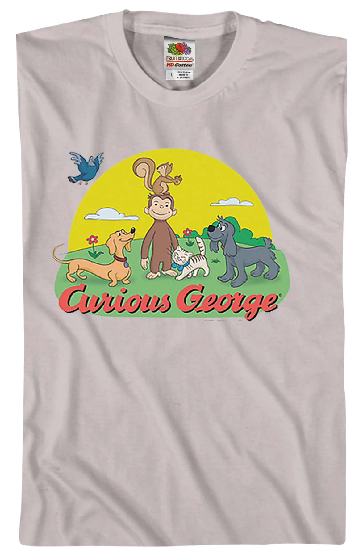 Animal Friends Curious George T-Shirt - Image 2