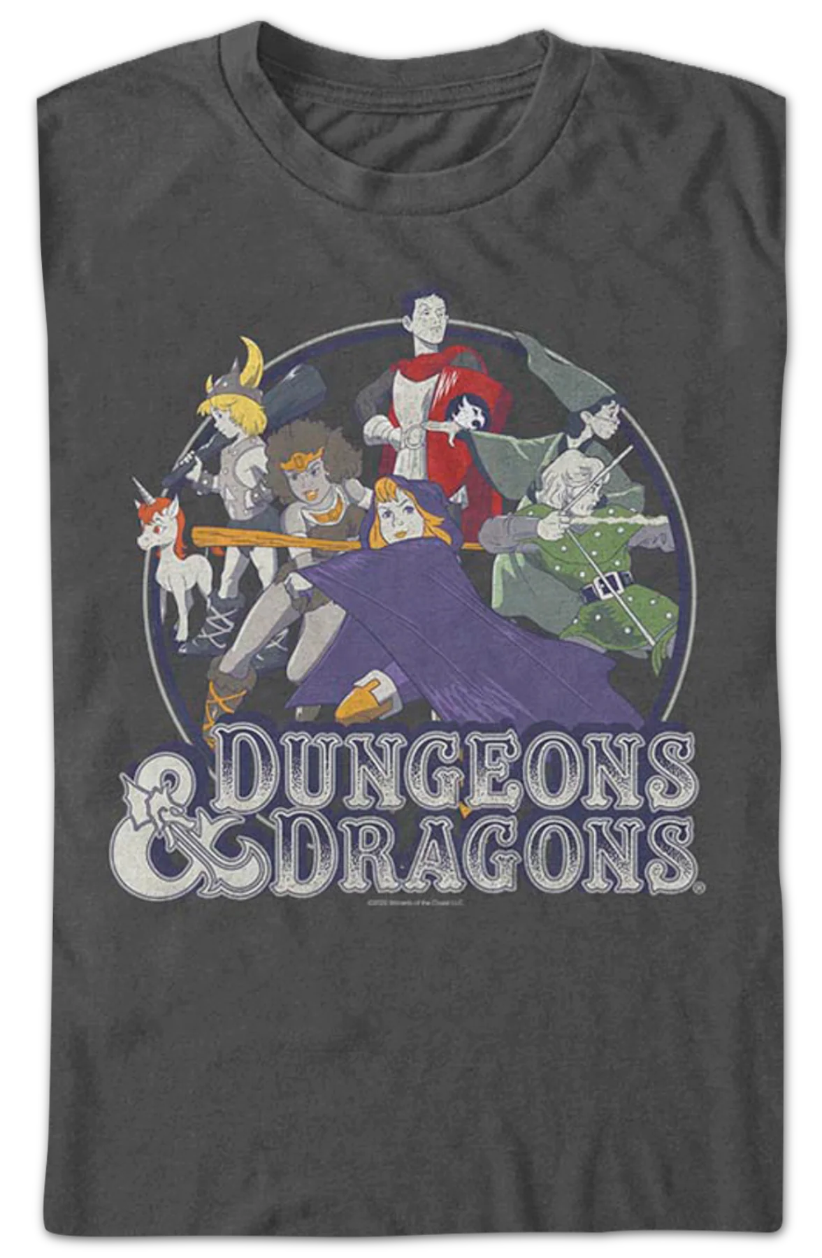 Animated Group Picture Dungeons & Dragons T-Shirt - Image 2