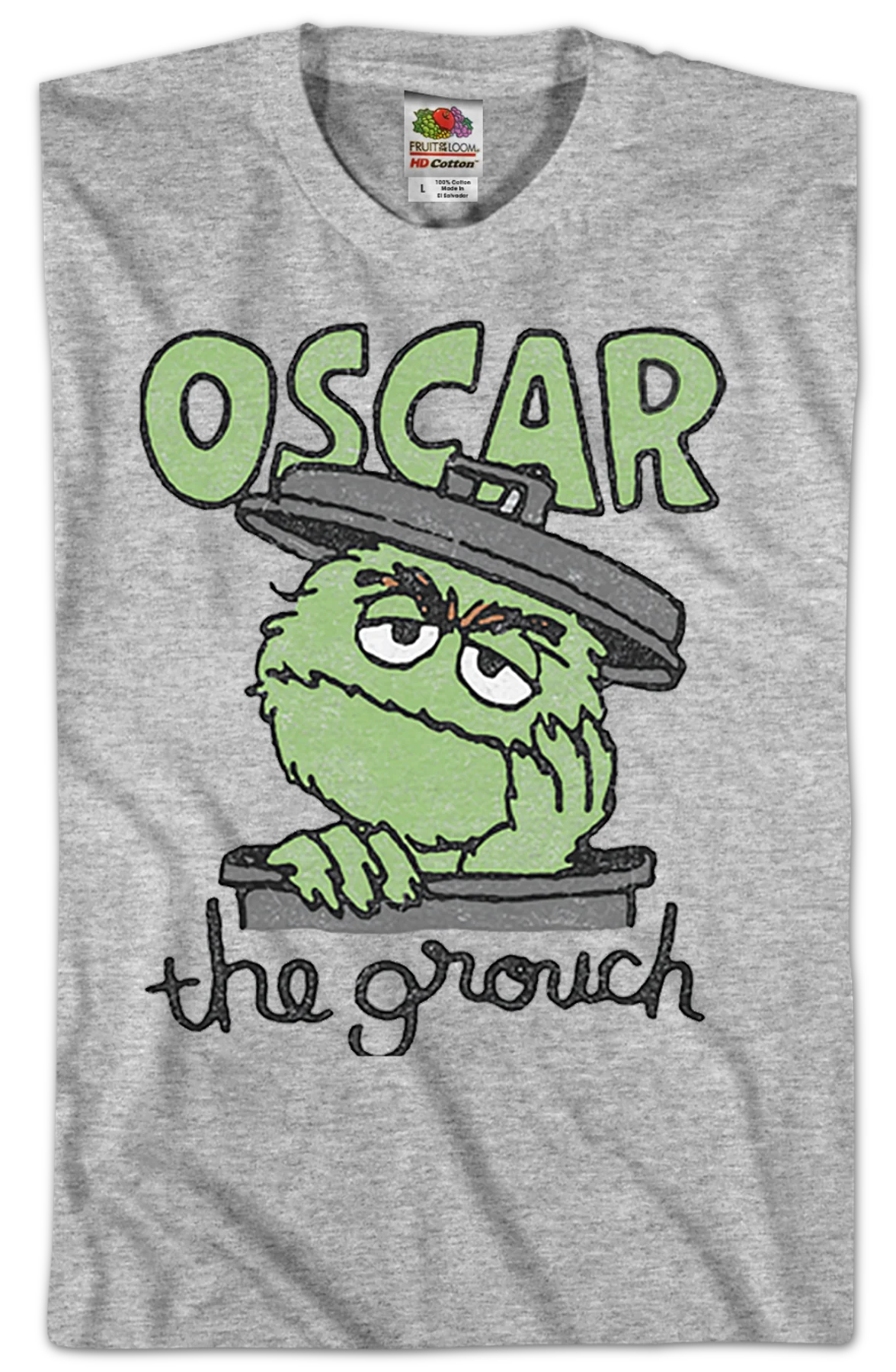 Animated Oscar The Grouch T-Shirt - Image 2