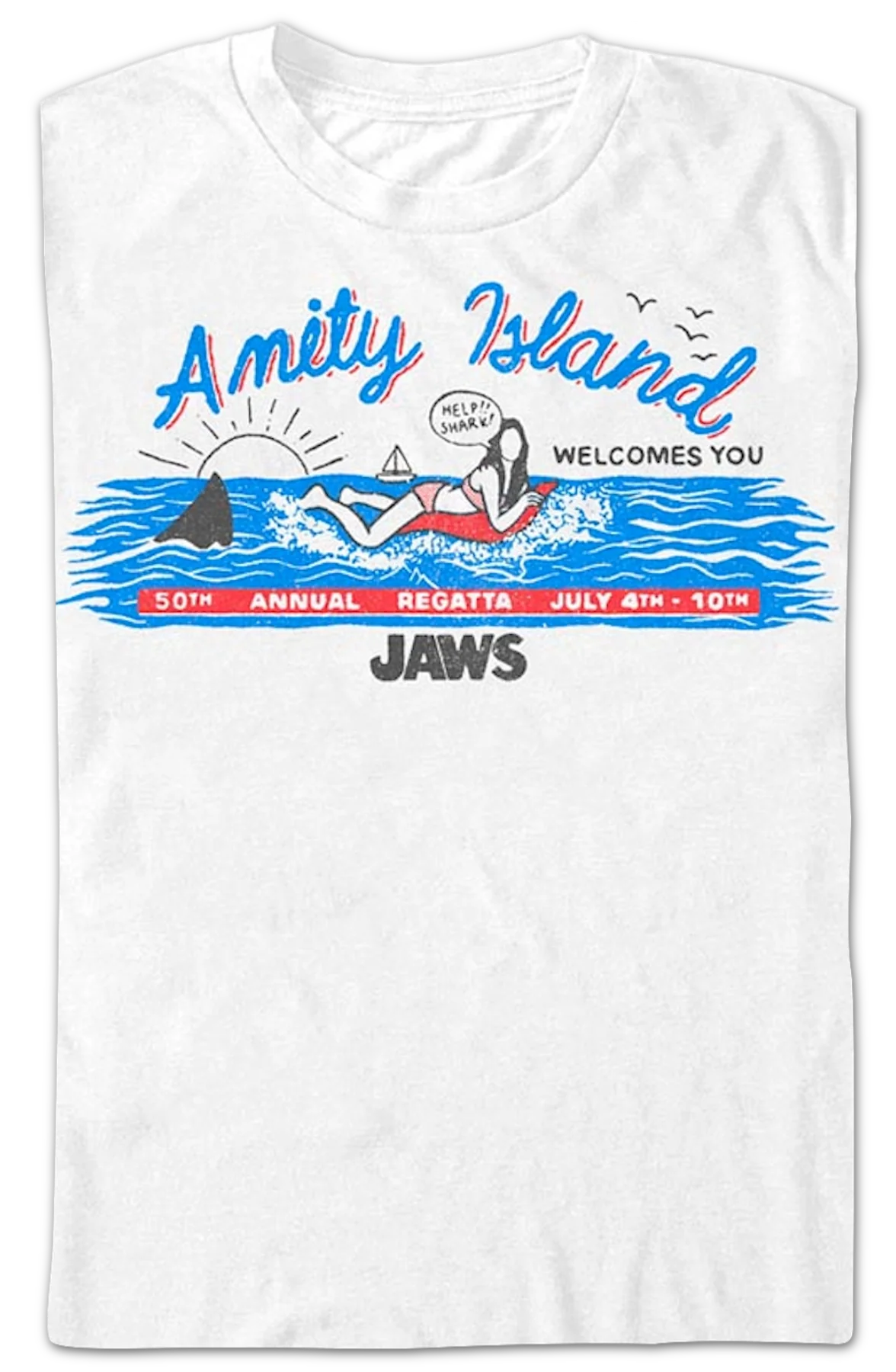 Annual Regatta Billboard Jaws T-Shirt - Image 2
