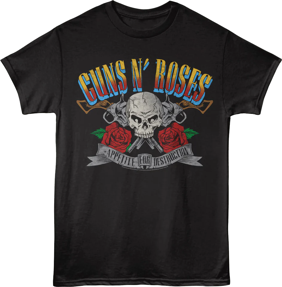 Appetite For Destruction Banner Guns N' Roses T-Shirt