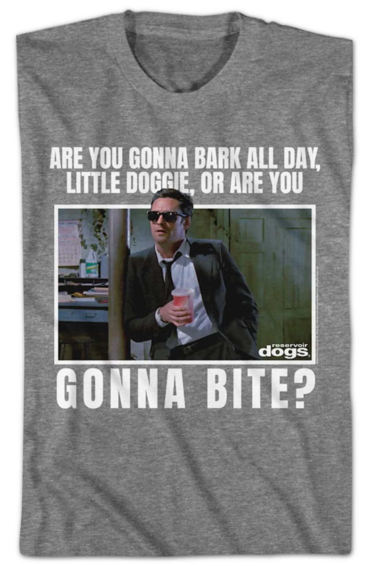 Are You Gonna Bark All Day Little Doggie Reservoir Dogs T-Shirt - Image 2