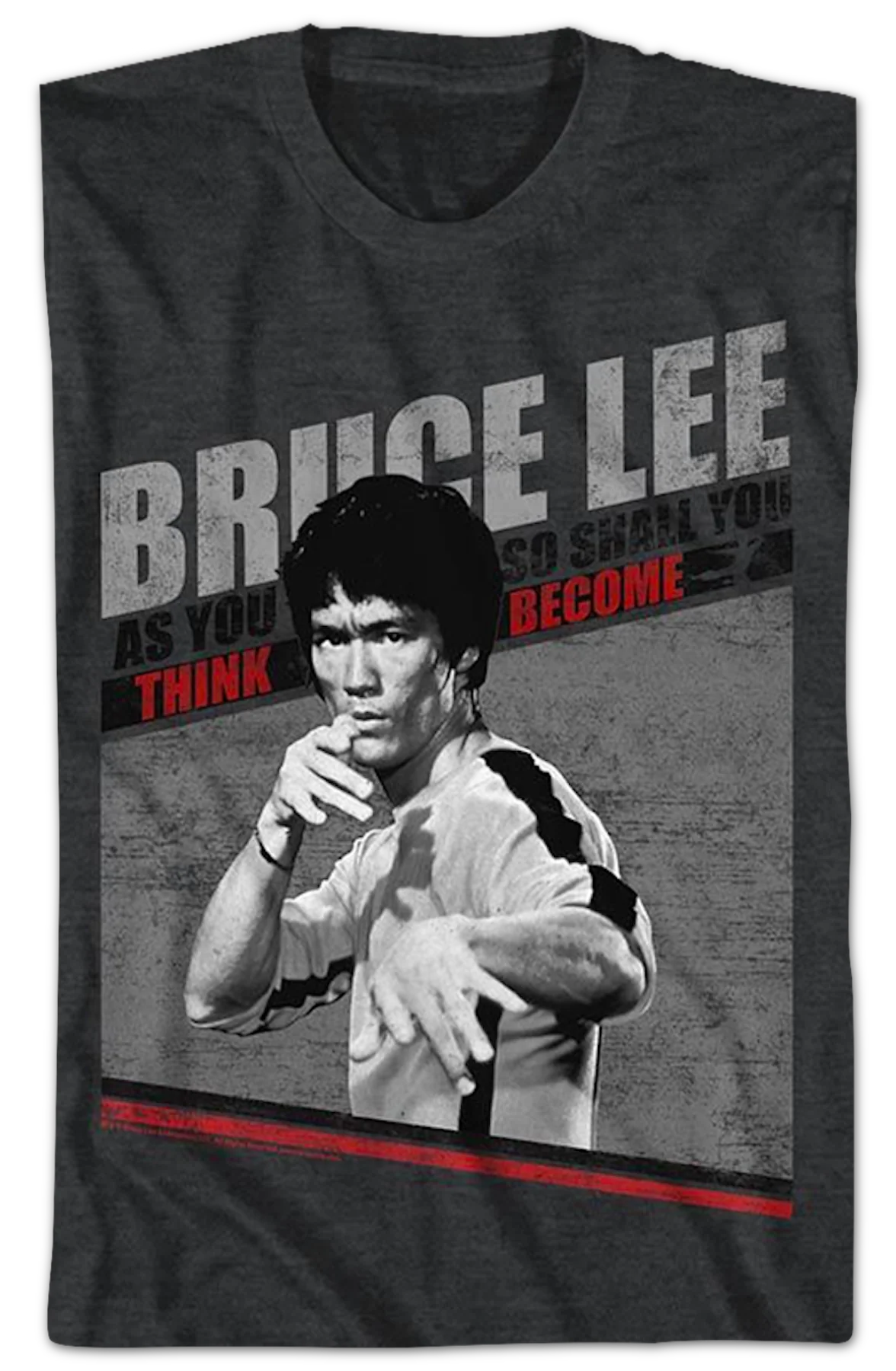 As You Think So Shall You Become Bruce Lee T-Shirt - Image 2