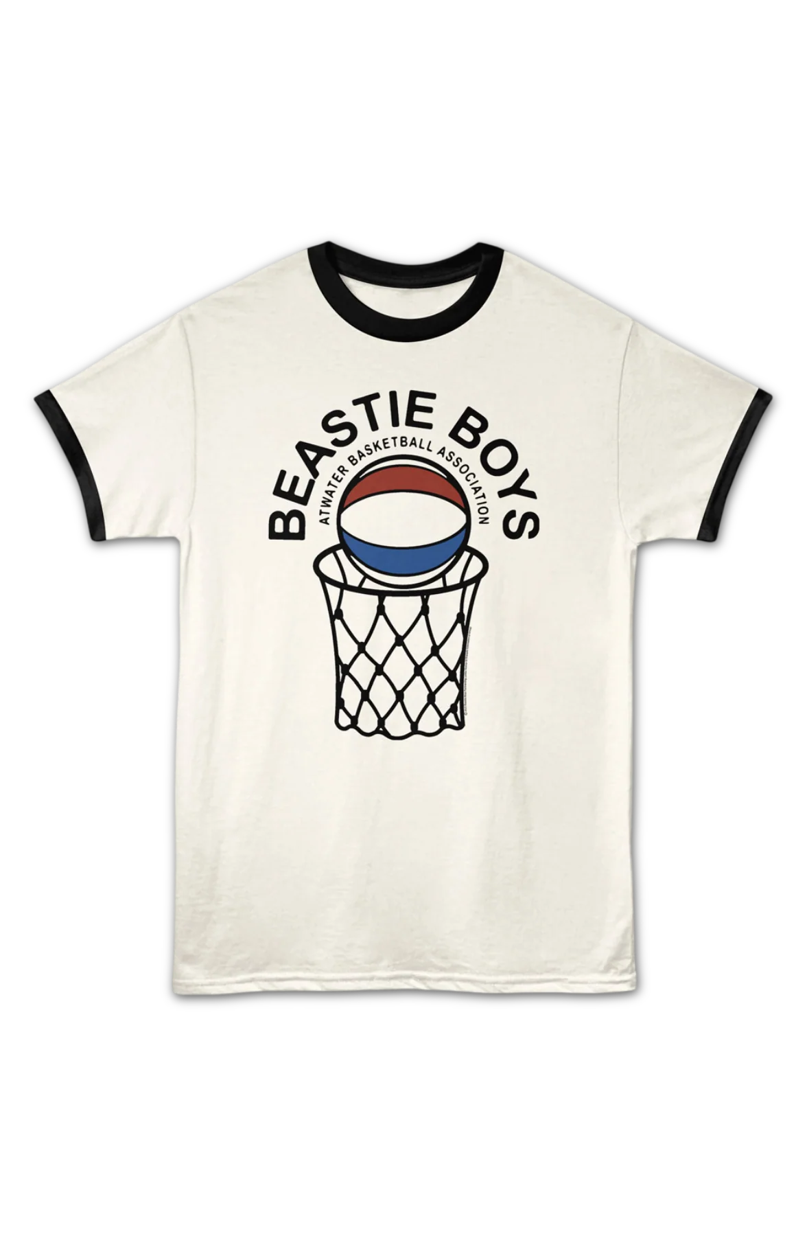 Atwater Basketball Association Beastie Boys Ringer Shirt - Image 2