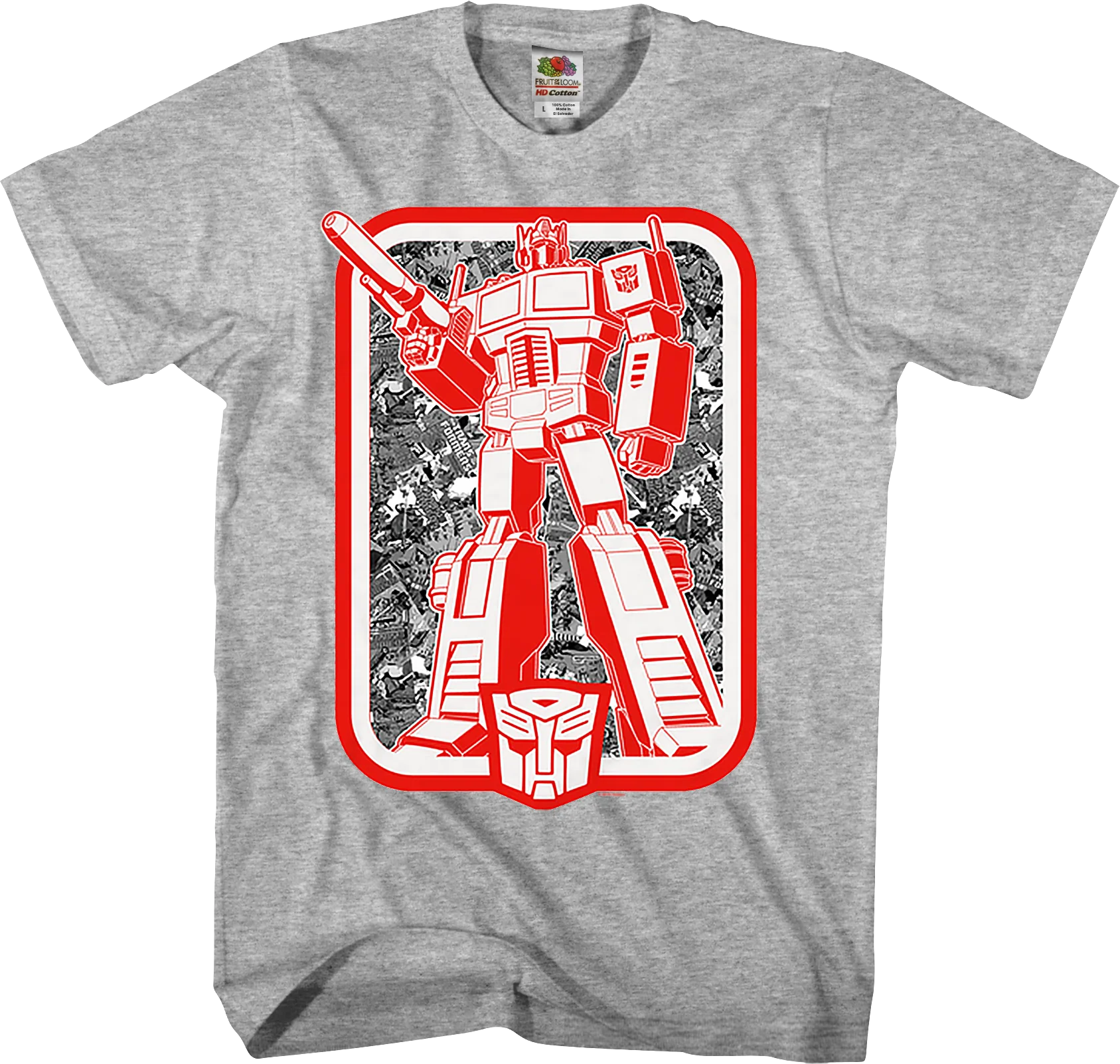 Autobots Leader Optimus Prime Transformers T-Shirt