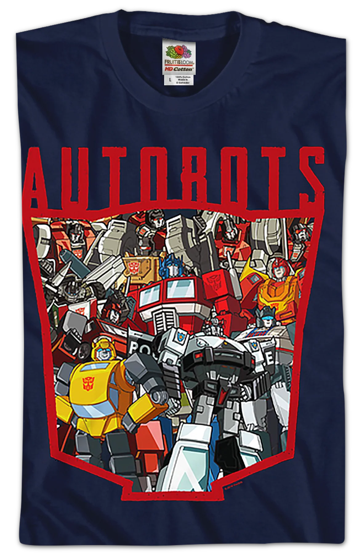 Autobots Logo Collage Transformers T-Shirt - Image 2