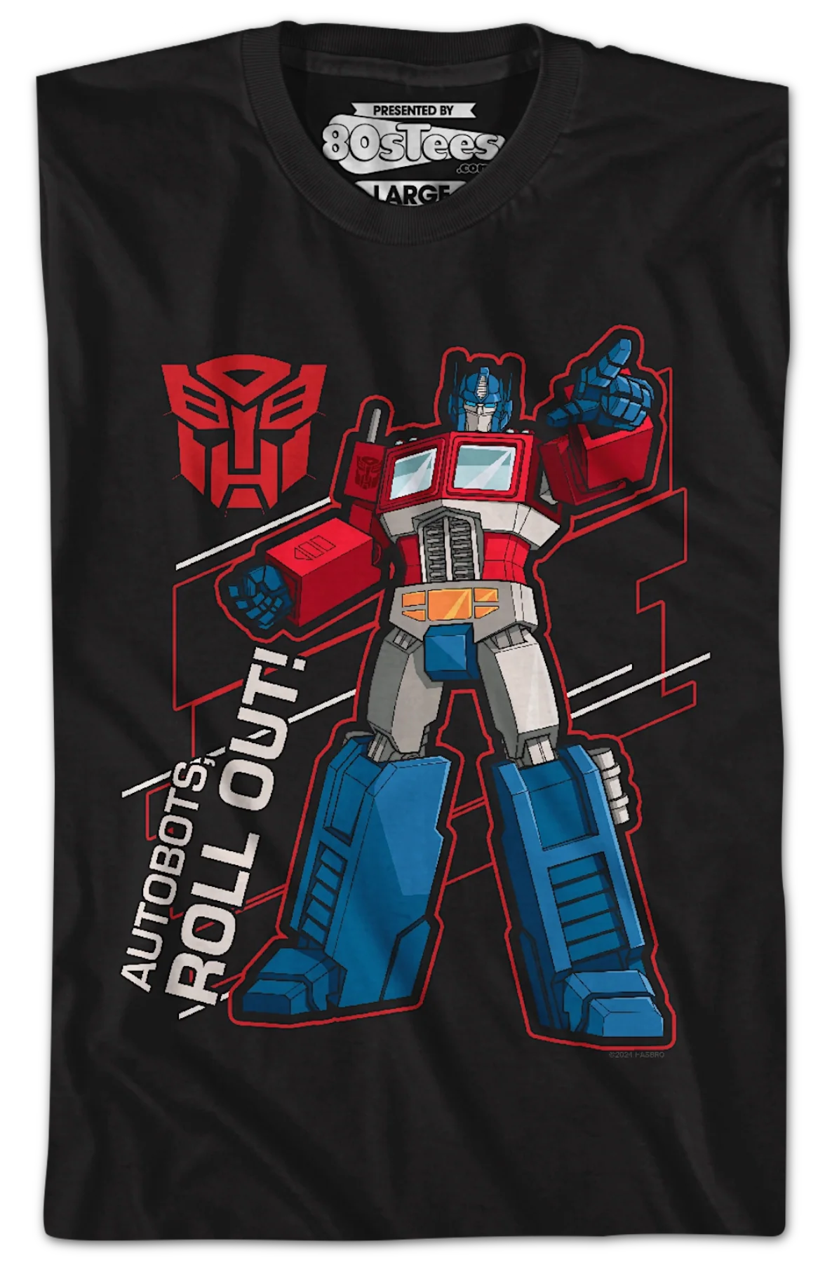 Autobots Roll Out Optimus Prime Transformers T-Shirt - Image 2
