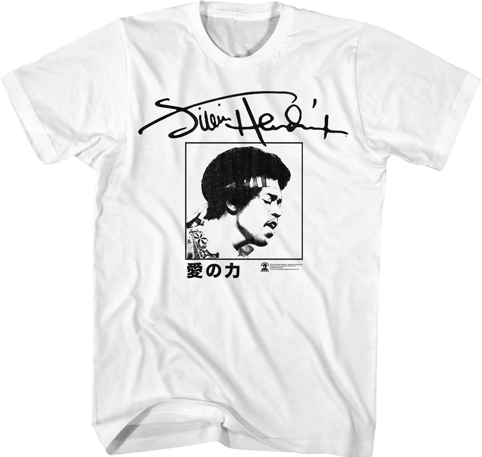 Autograph Jimi Hendrix T-Shirt