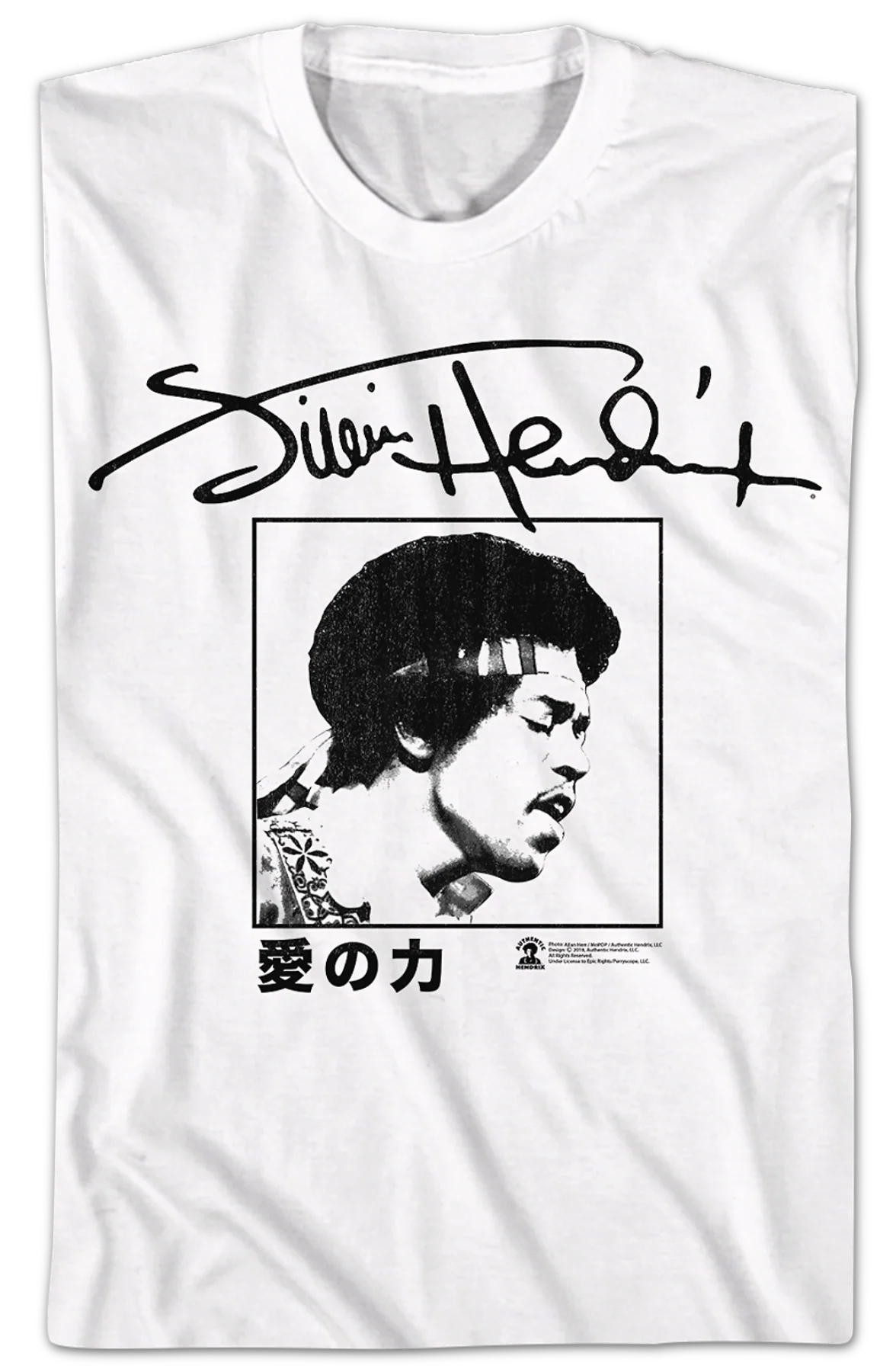 Autograph Jimi Hendrix T-Shirt - Image 2