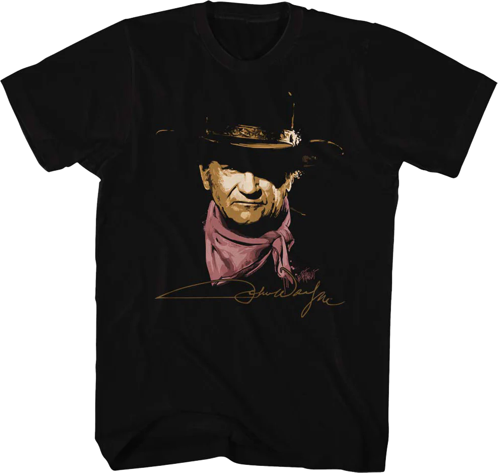 Autograph John Wayne T-Shirt