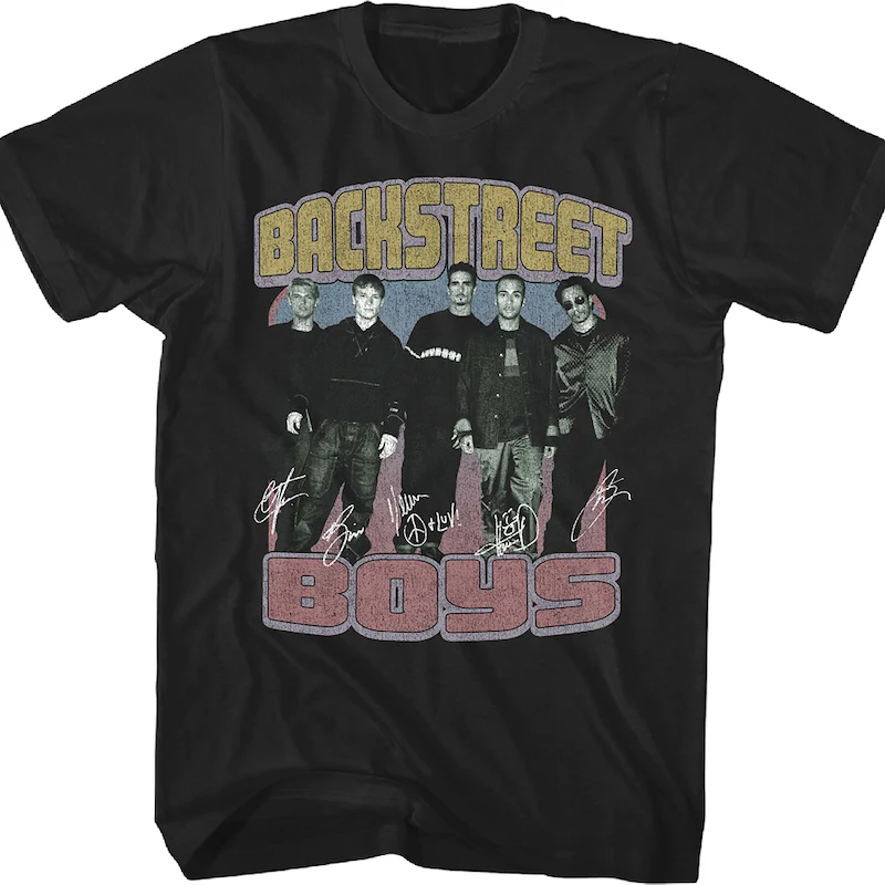 Autographs Backstreet Boys T-Shirt