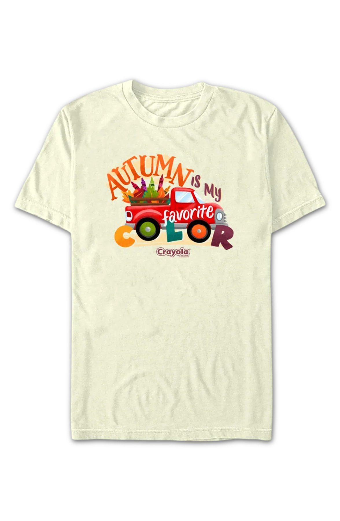 Autumn Is My Favorite Color Crayola T-Shirt - Image 2