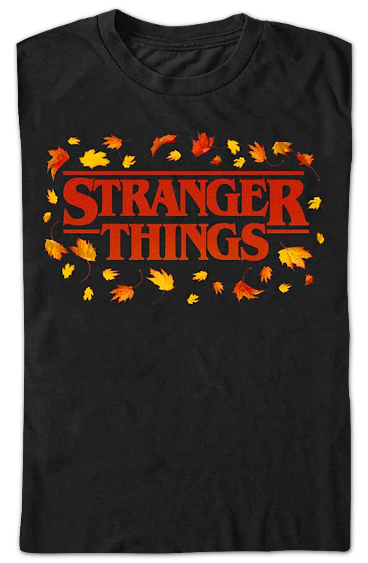 Autumn Leaves Stranger Things T-Shirt - Image 2