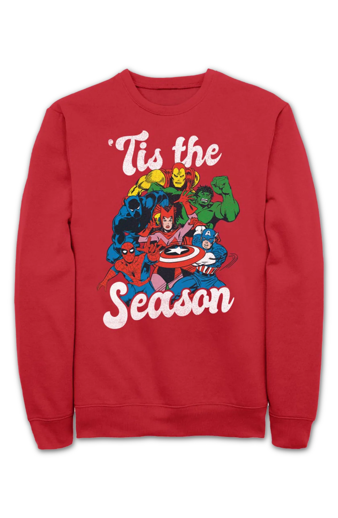 Avengers 'Tis The Season Marvel Comics Sweatshirt - Image 2