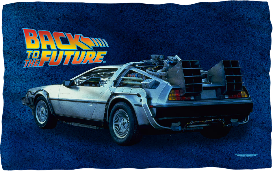 Back To The Future 36 x 58 Fleece Blanket