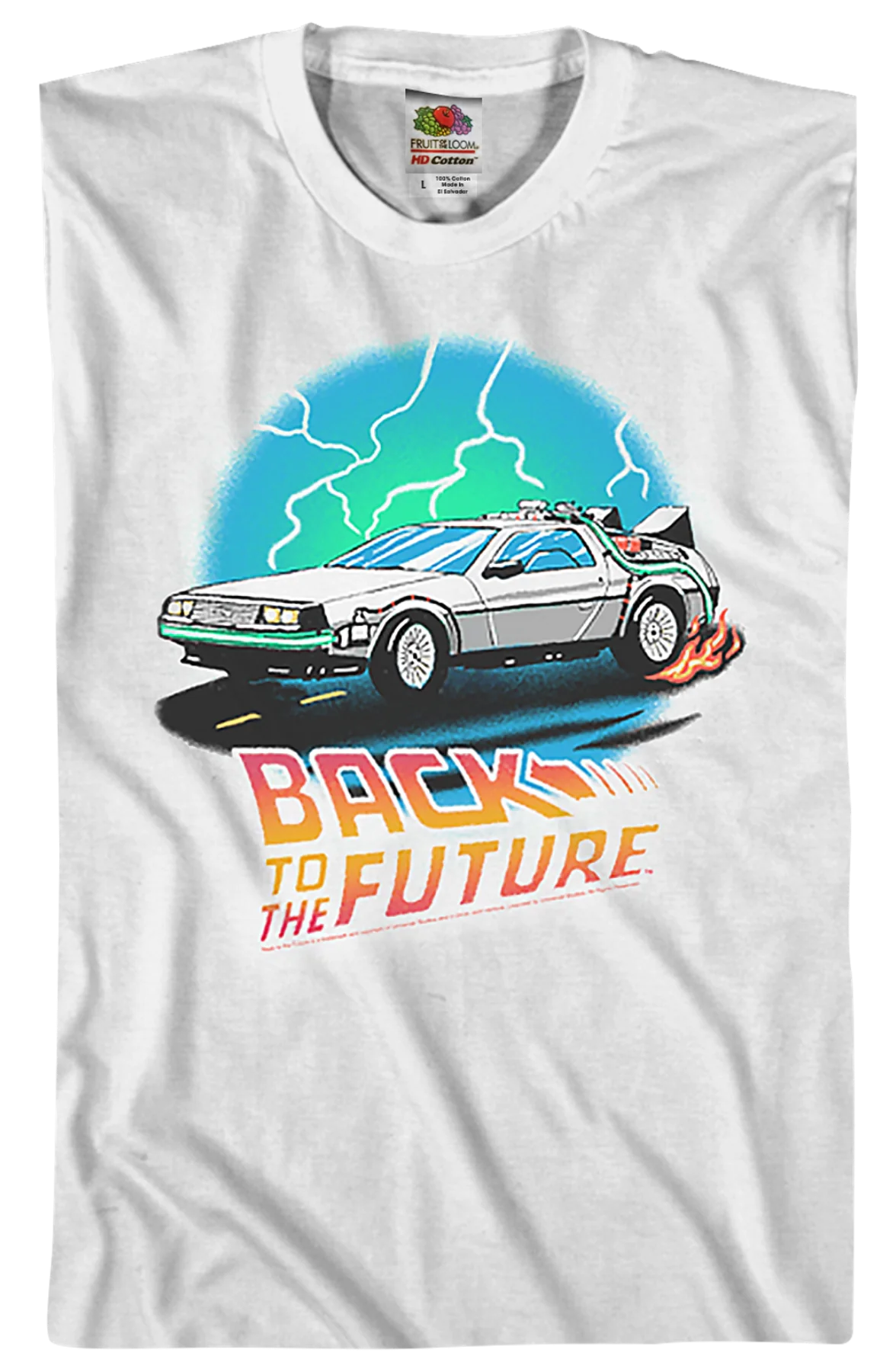 Back To The Future DeLorean T-Shirt - Image 2