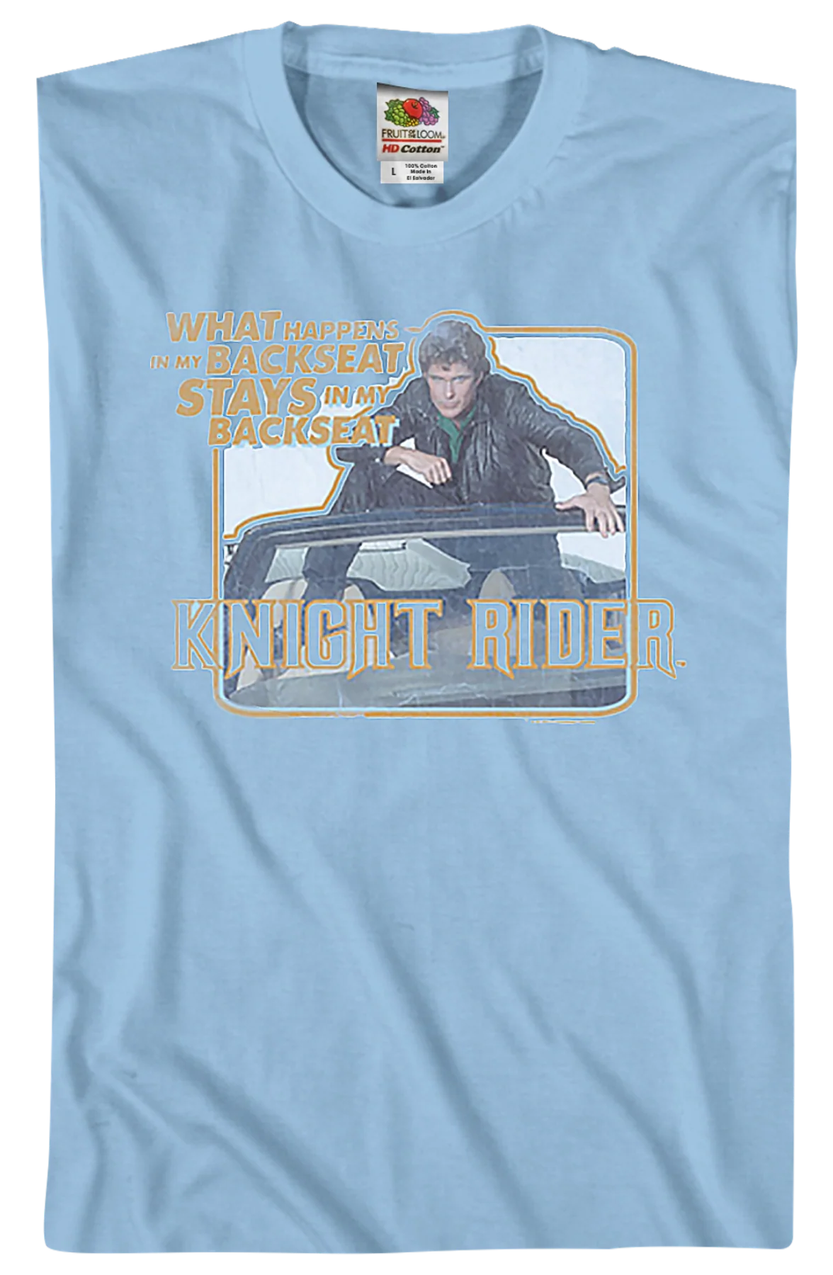 Backseat Knight Rider T-Shirt - Image 2