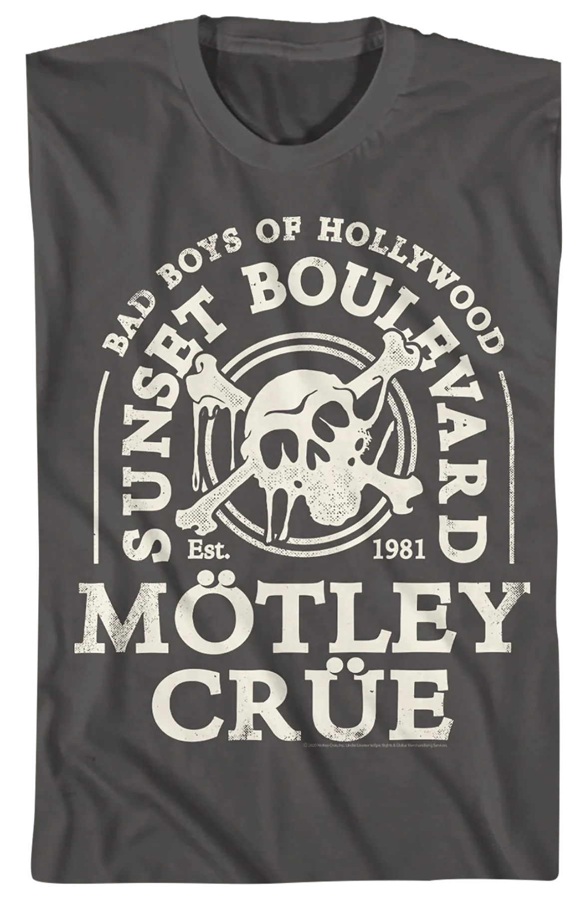 Bad Boys Of Hollywood Motley Crue T-Shirt - Image 2