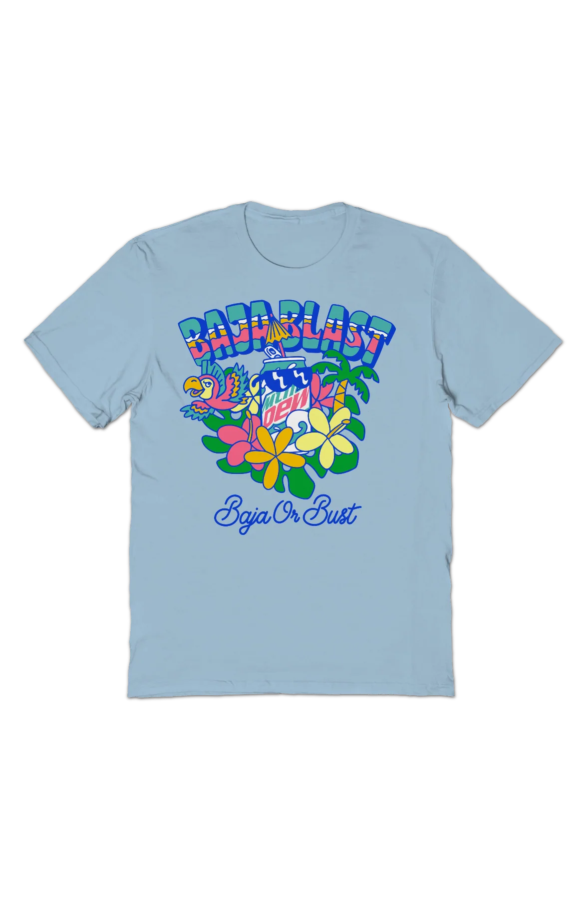 Baja Or Bust Mountain Dew T-Shirt - Image 2