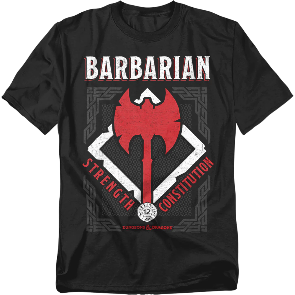 Barbarian Logo Dungeons & Dragons T-Shirt