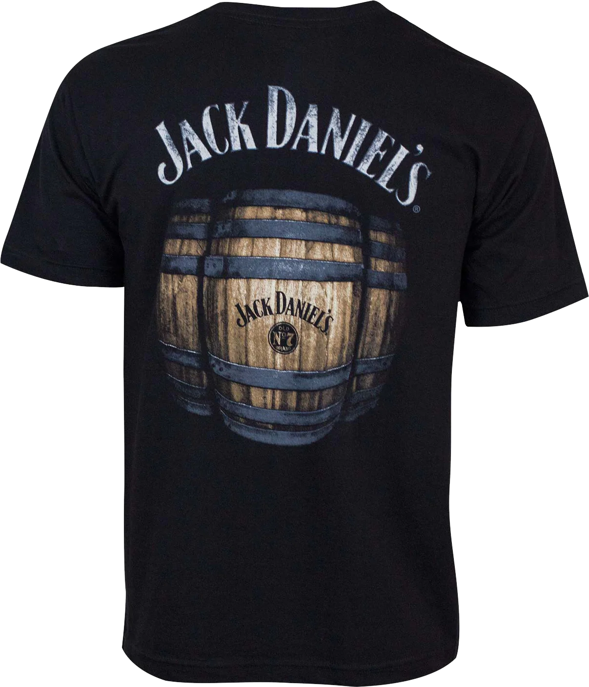 Barrels And Logo Jack Daniel's T-Shirt - Image 3