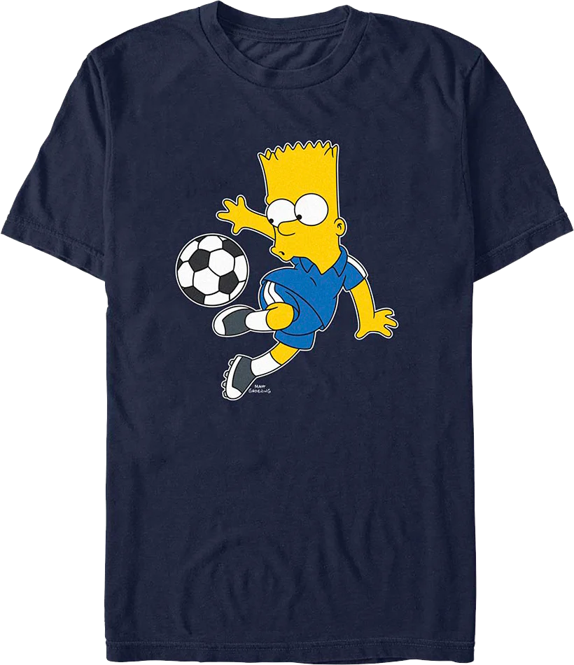 Bart Soccer Simpsons T-Shirt
