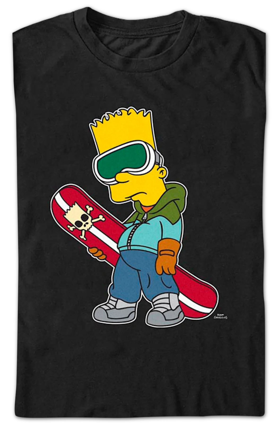 Bart's Snowboard Simpsons T-Shirt - Image 2