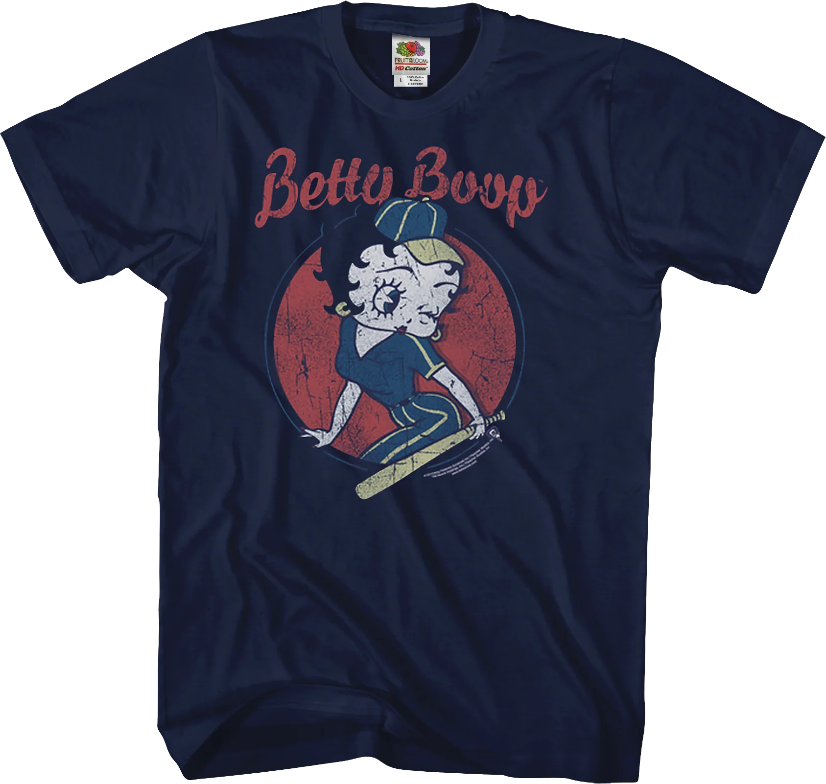 Baseball Betty Boop T-Shirt