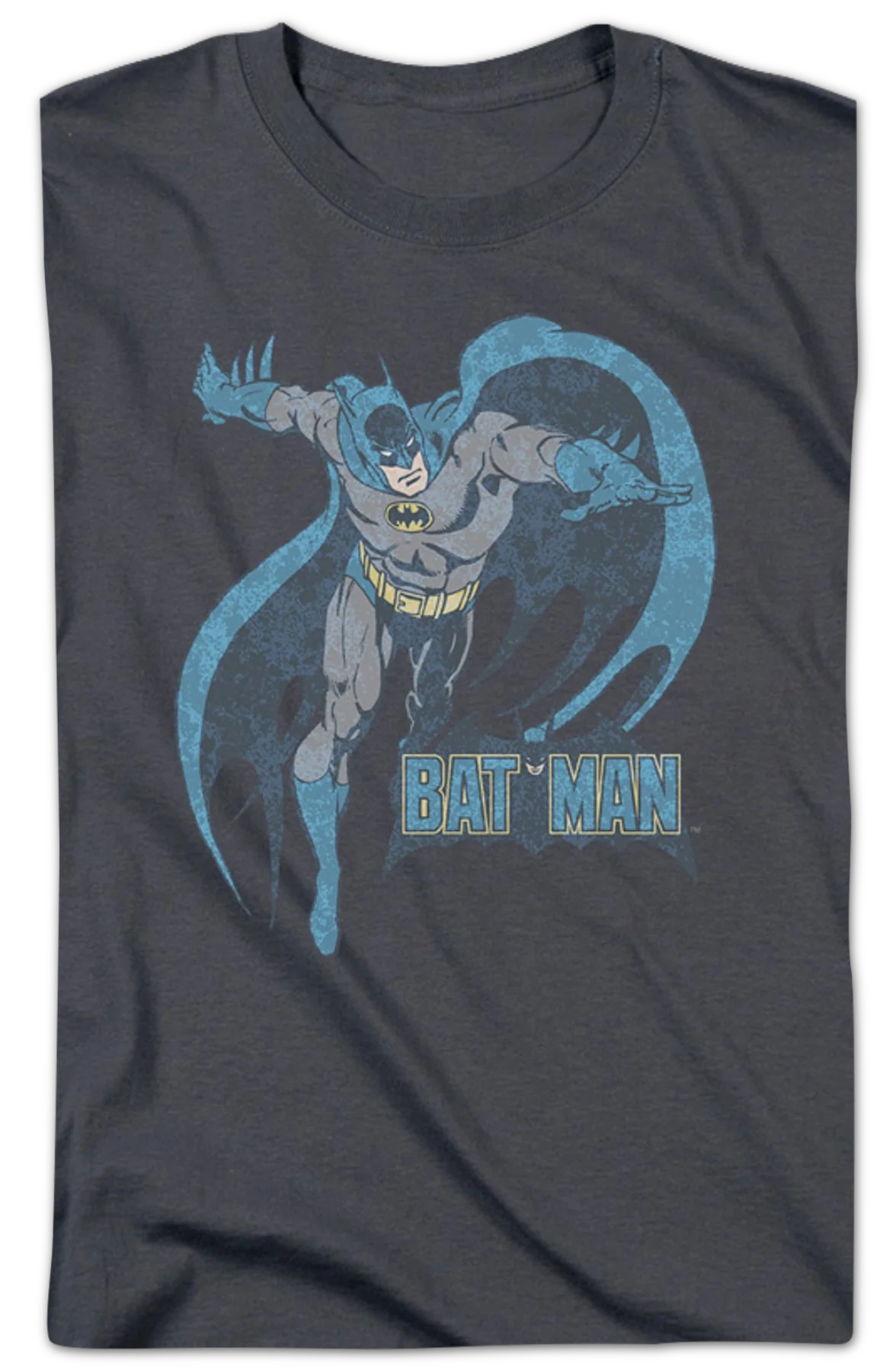 Batman Distressed Crusader DC Comics T-Shirt - Image 2