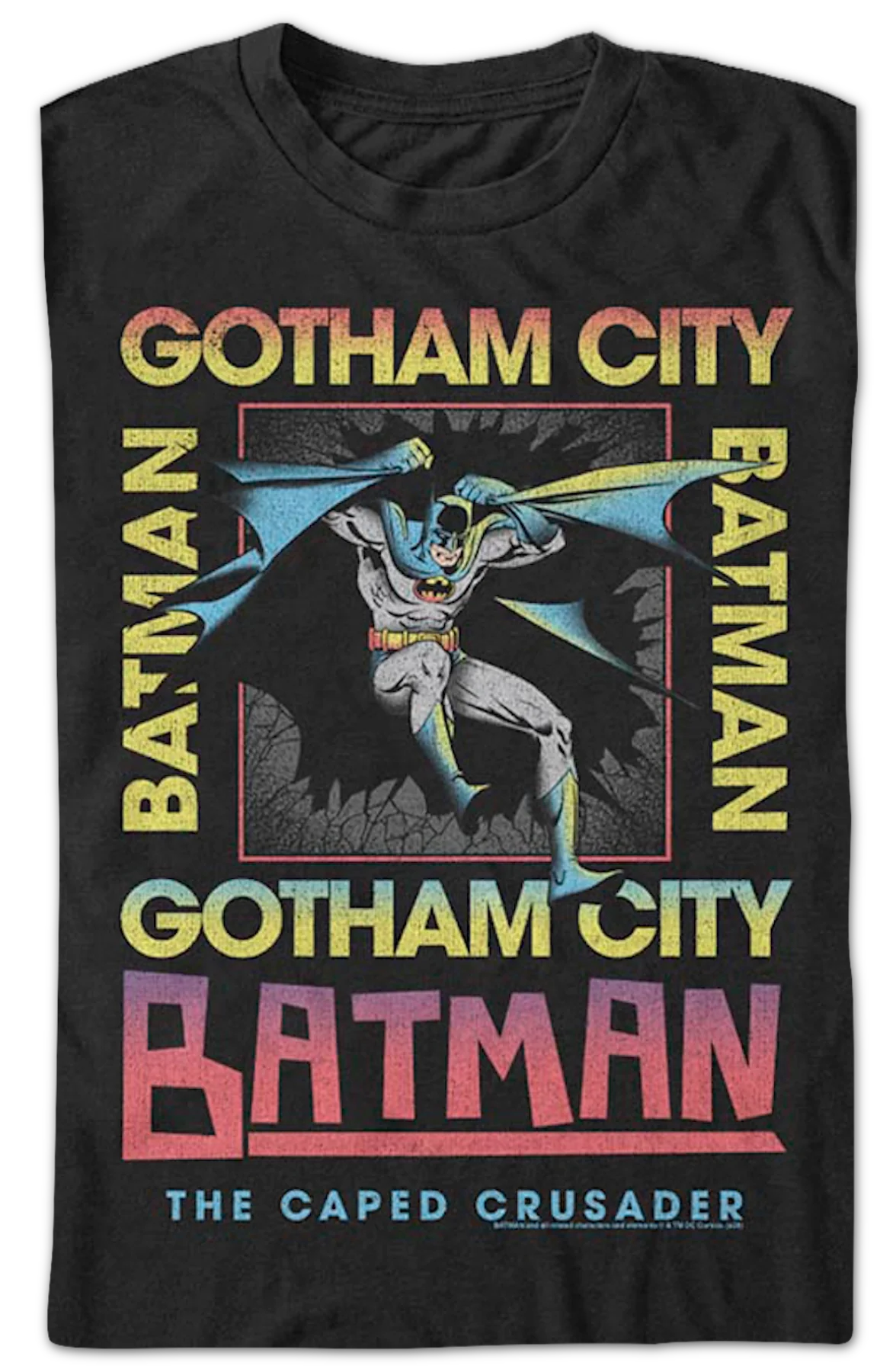 Batman Gotham City's Caped Crusader DC Comics T-Shirt - Image 2