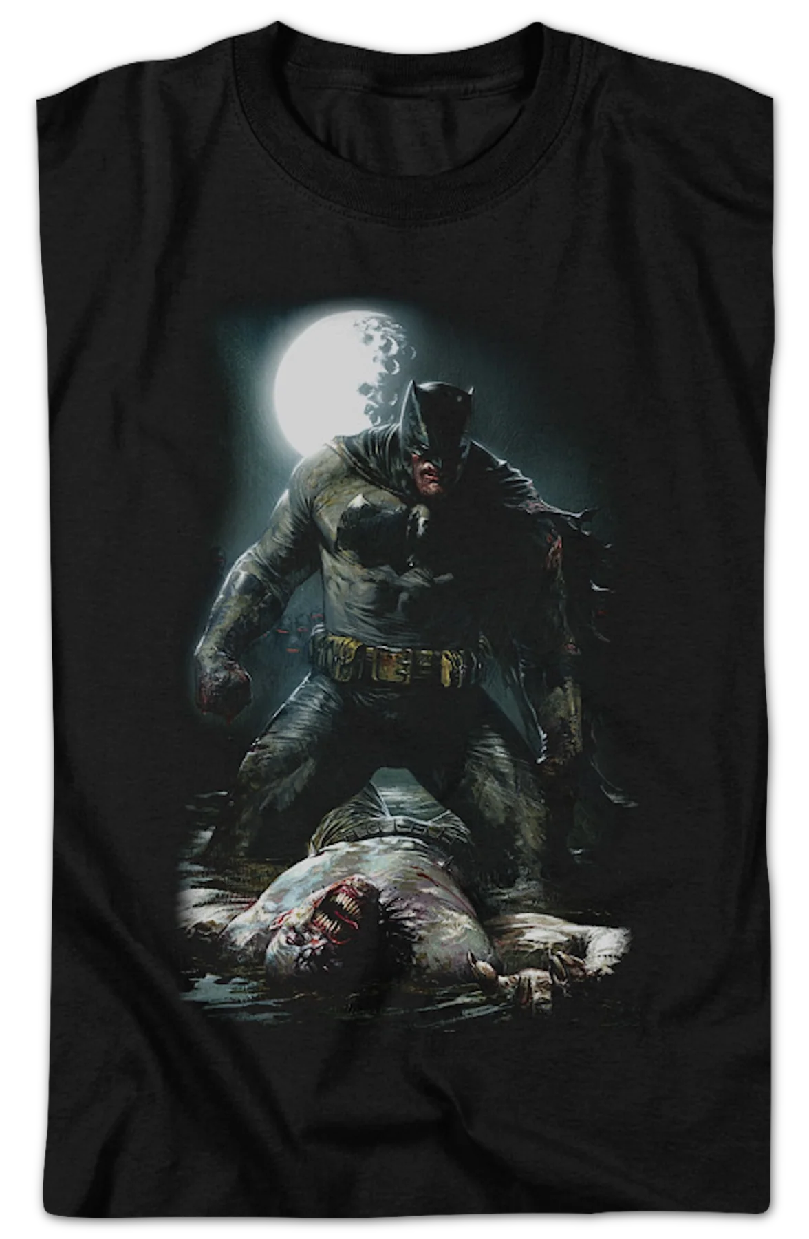 Batman Moonlit Knockout DC Comics T-Shirt - Image 2