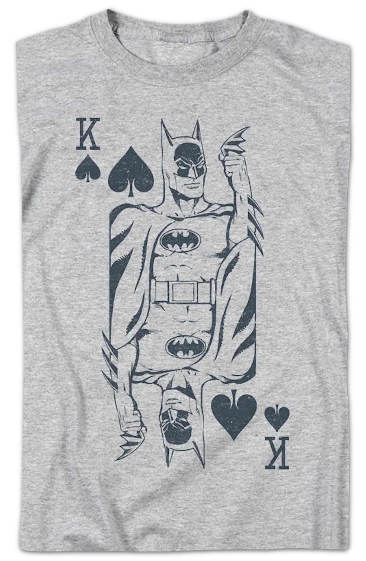 Batman Playing Card DC Comics T-Shirt - Image 2