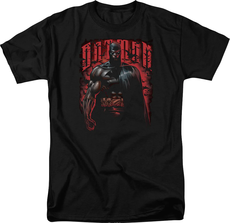 Batman Red Glow DC Comics T-Shirt