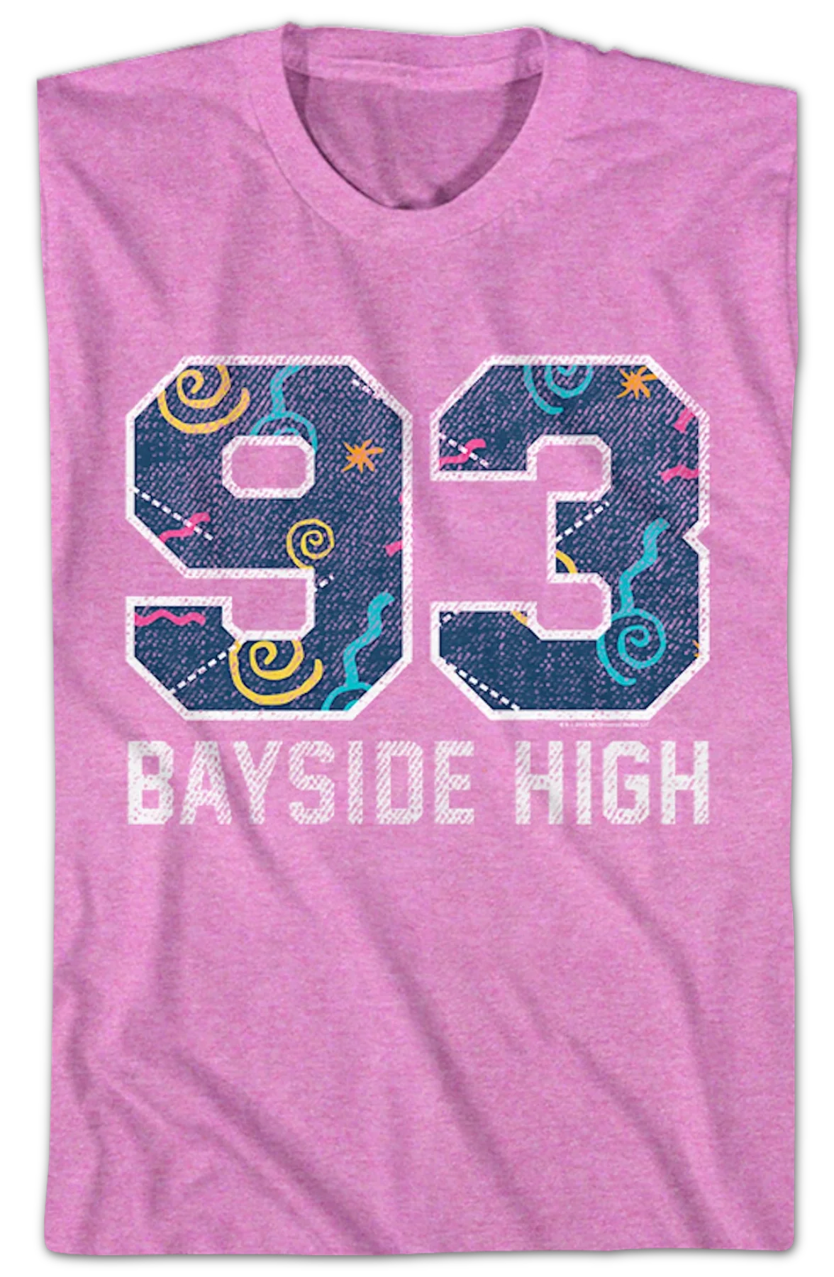 Bayside High '93 Saved By The Bell T-Shirt - Image 2