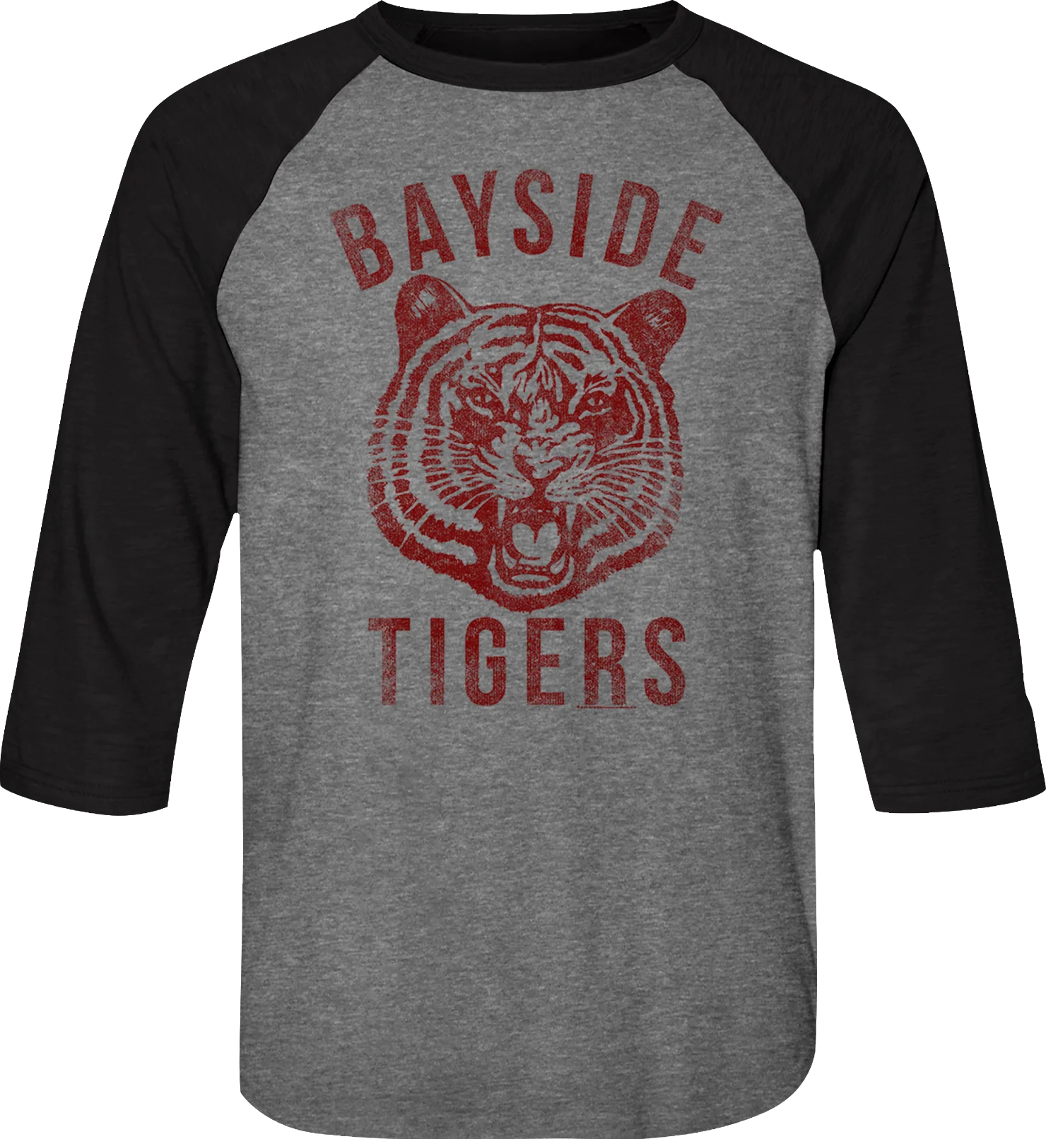 Bayside Tigers Saved By The Bell Raglan Baseball Shirt