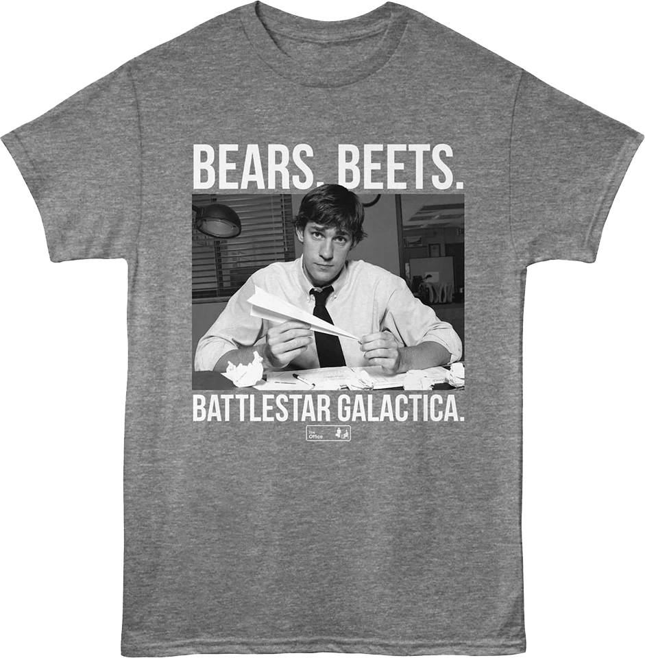 Bears Beets Battlestar Galactica The Office T-Shirt